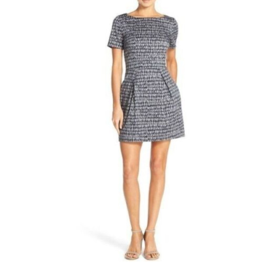 French Connection Pleated A-line Dress